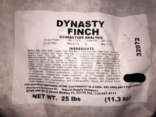 Dynasty Finch 25lb villagespetproducts.com